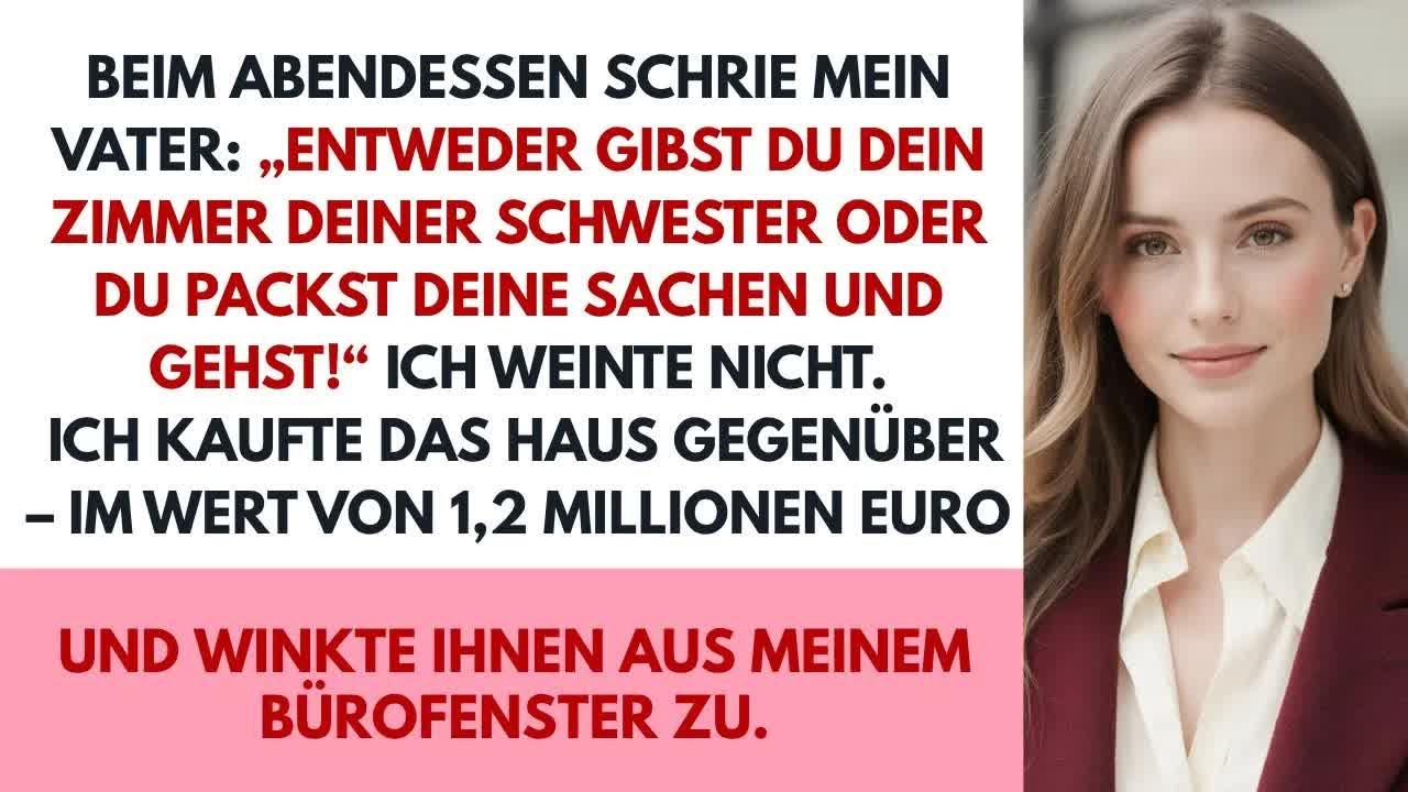 „Zieh aus oder gib dein Zimmer ab!“ – Also kaufte ich die Villa nebenan! 🏰🔥