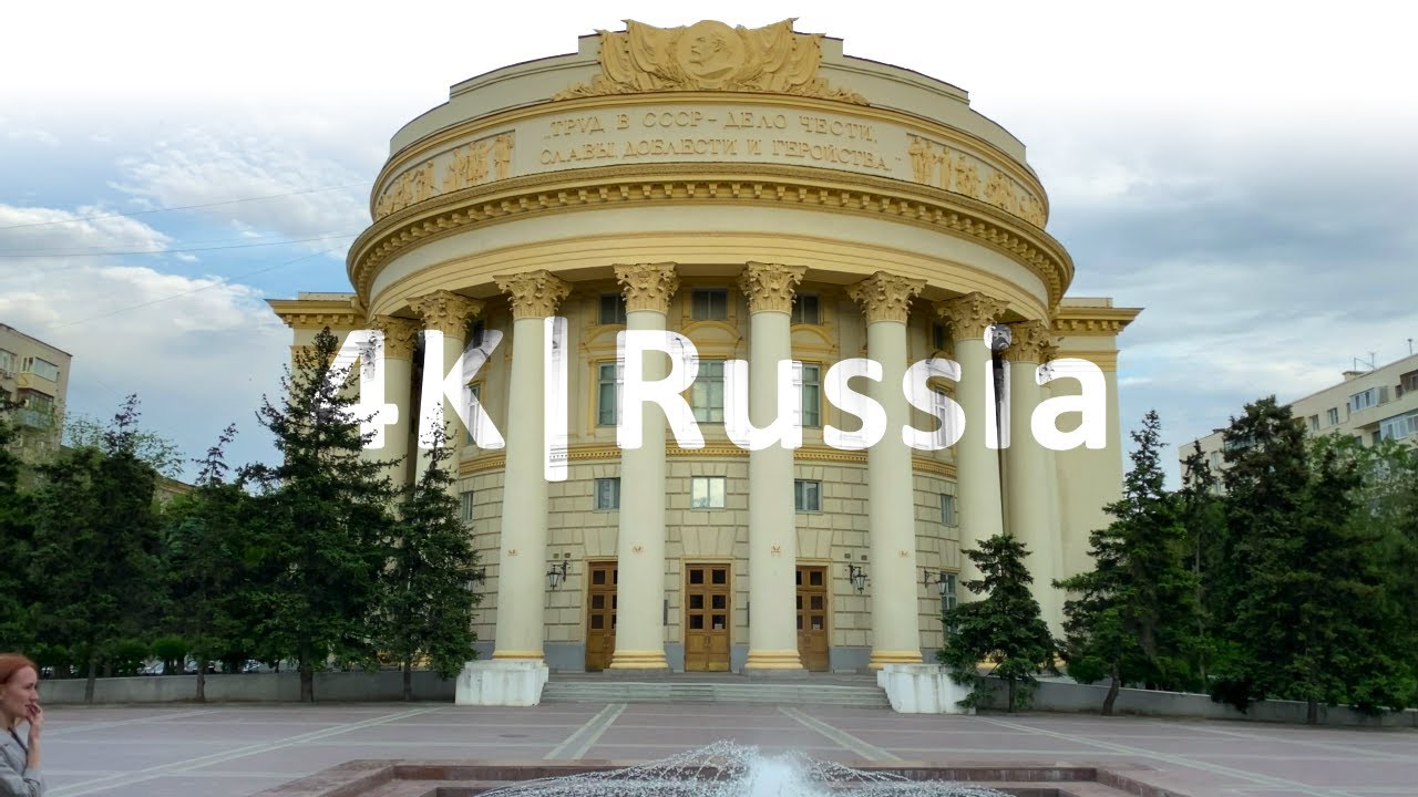4K 🍀 A walk through the streets of the big city! / Russia, Volgograd