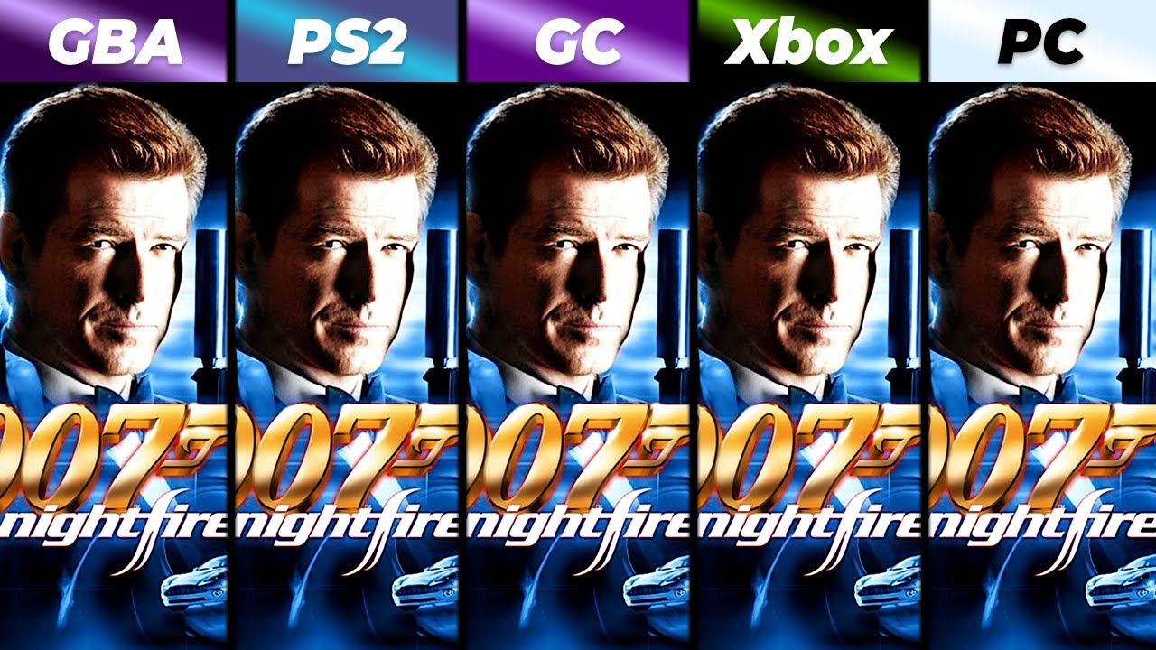 007 Nightfire (2002) Xbox vs GameCube vs PlayStation 2 vs Windows vs Game Boy Advance | Comparison