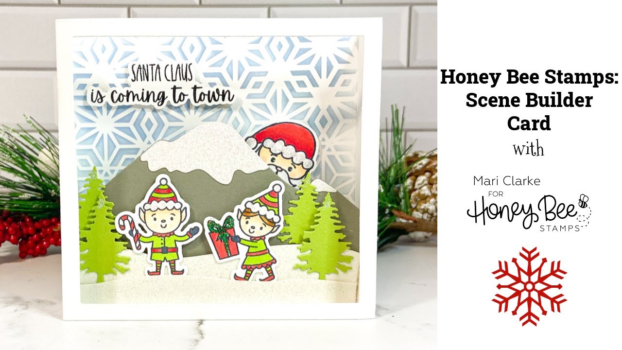 Honey Bee Stamps: A2 Scene Builder Card