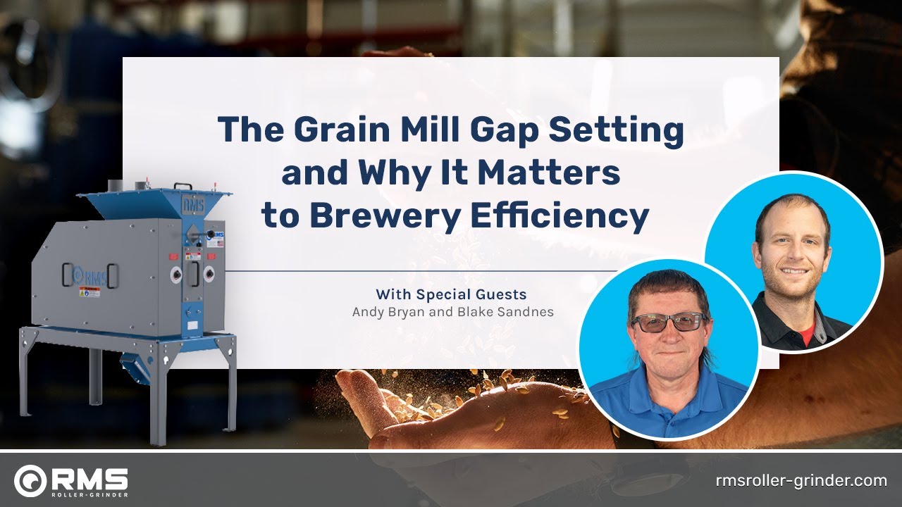 The Grain Mill Gap Setting and Why It Matters to Brewery Efficiency | RMS Roller-Grinder