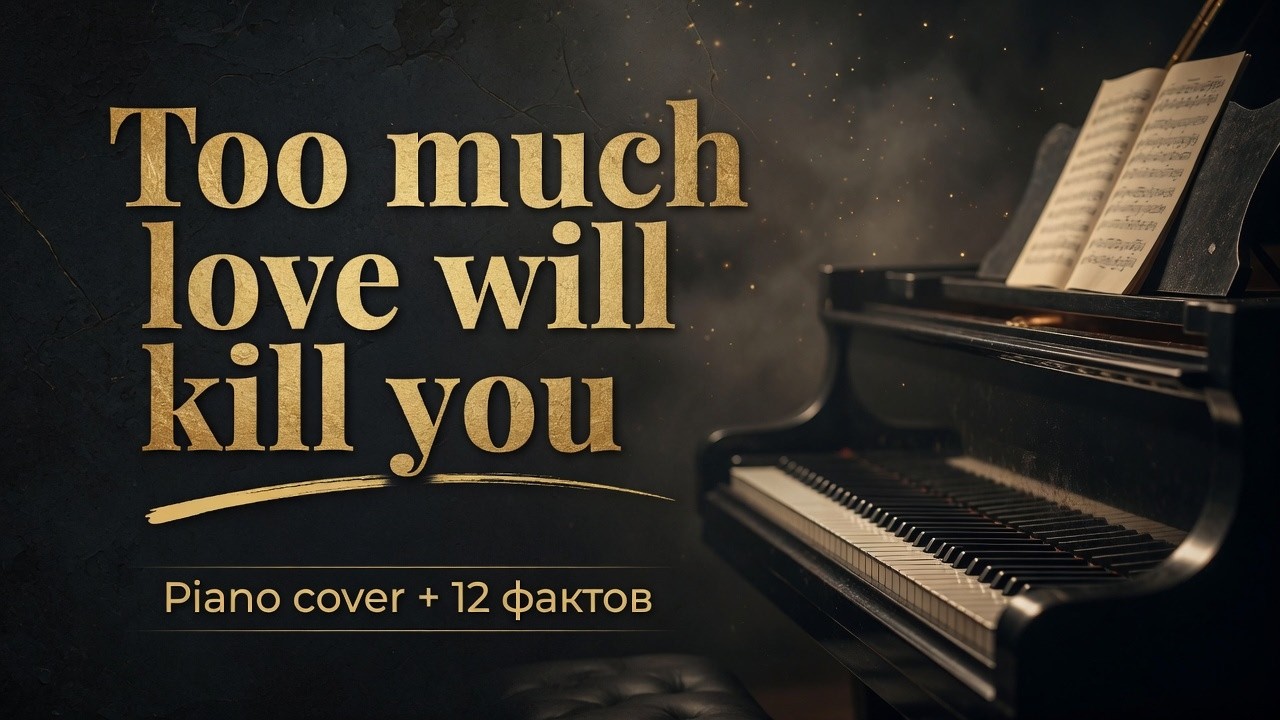 Queen: Too much love will kill you (Piano cover + 12 Фактов)