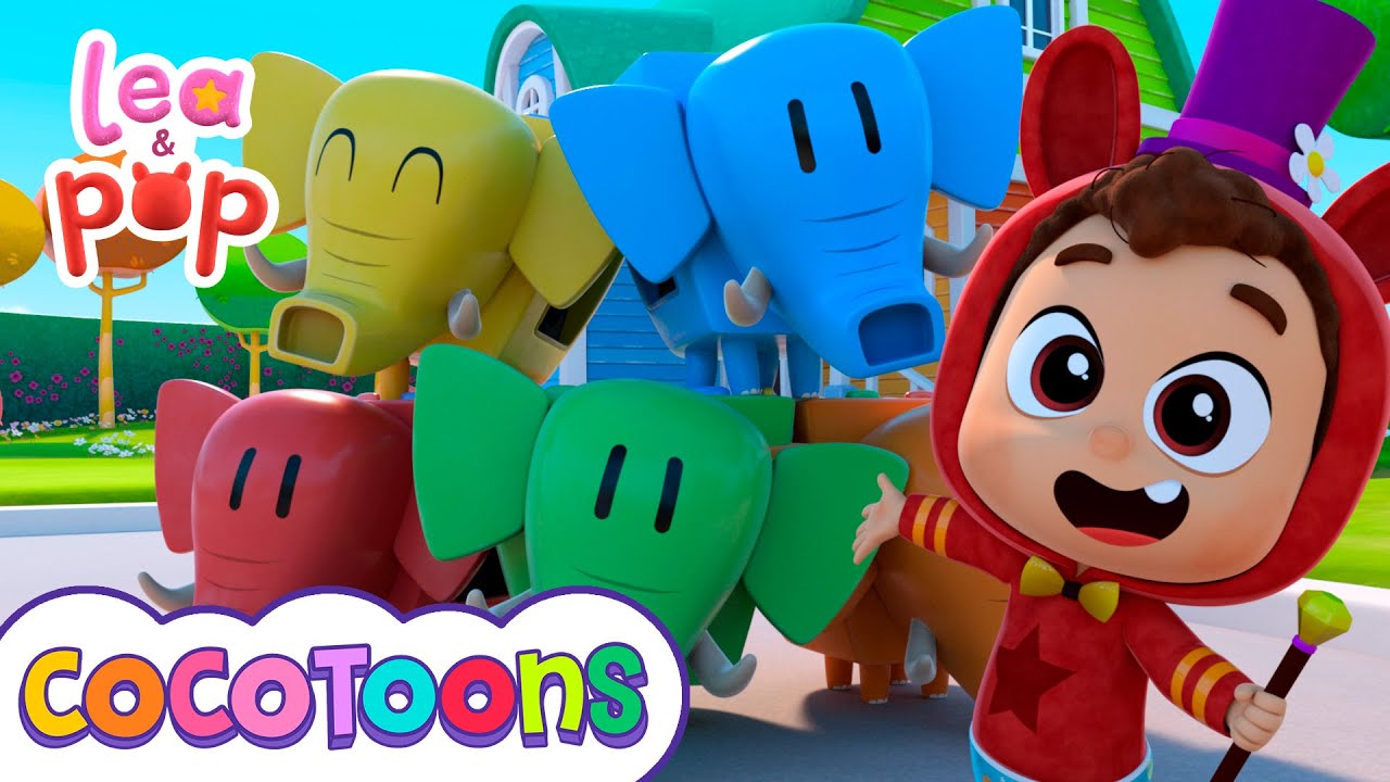 Un elefante se balanceaba - Canciones de @LeayPop  | Cocotoons