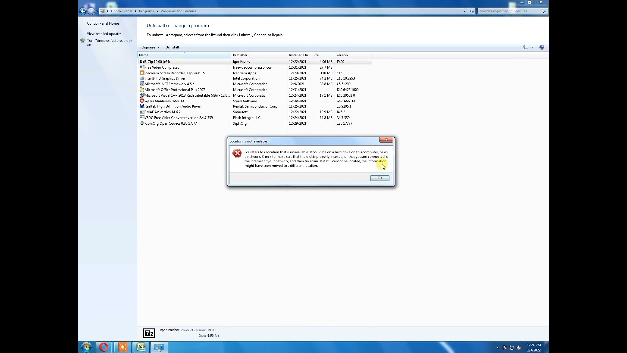 How to uninstall and remove exe file from computer