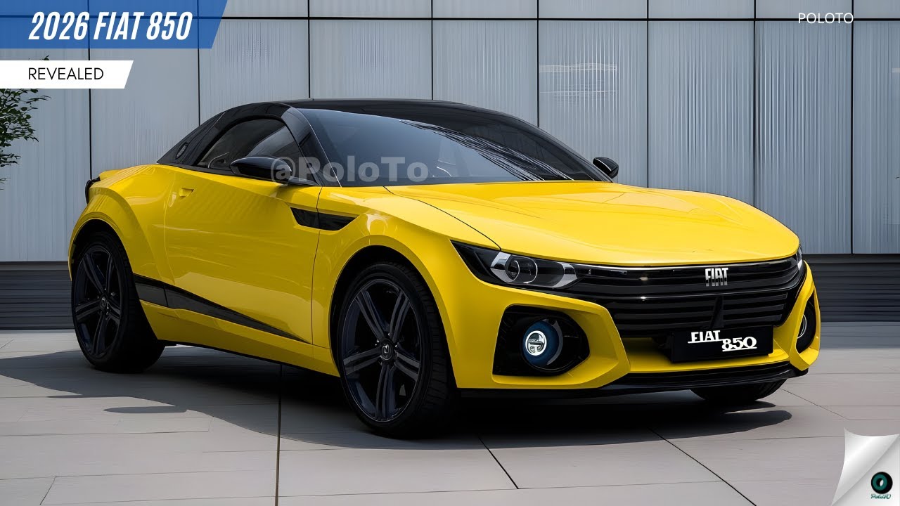 2026 Fiat 850 Revealed - the return of Fiat's affordable small sports car!