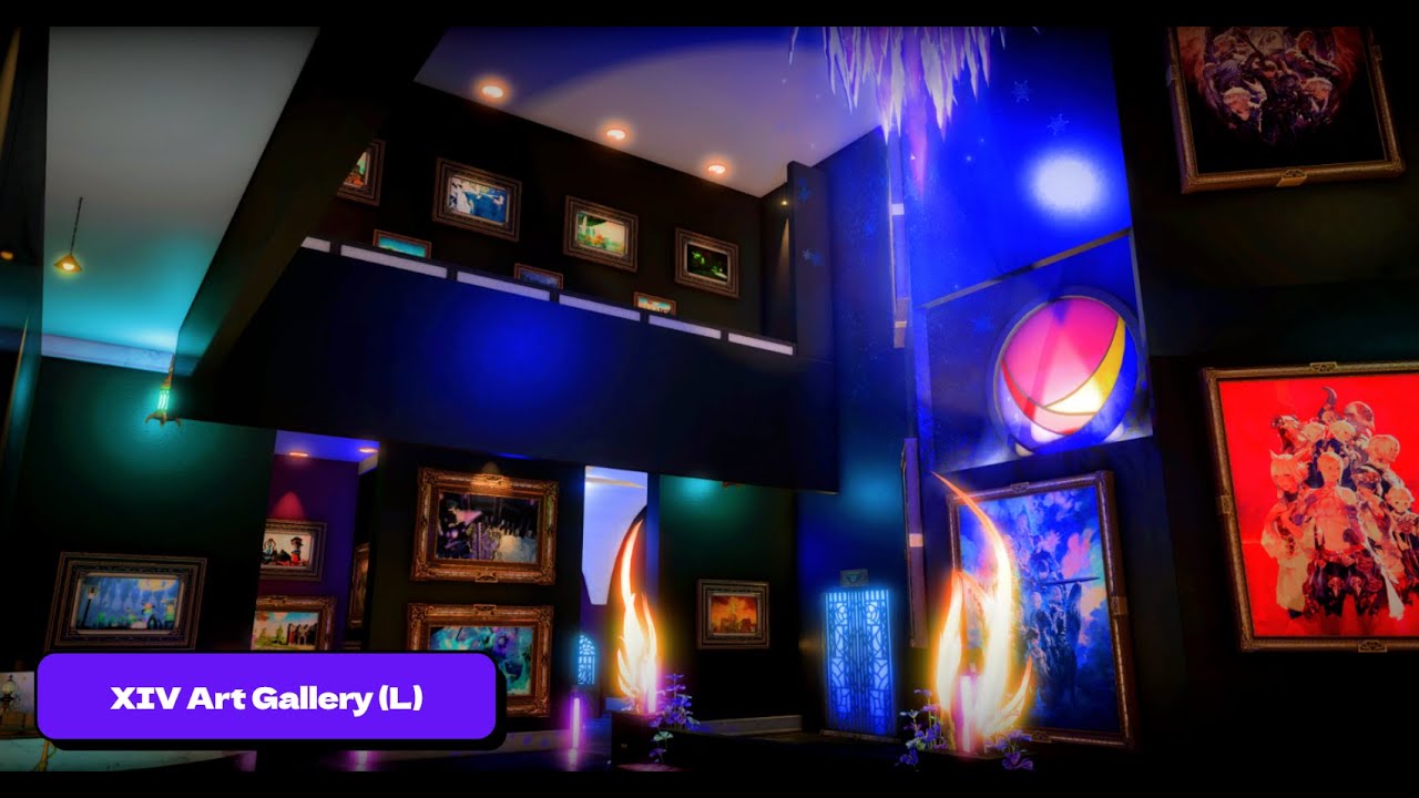 Walk-through: XIV Art Gallery (L) FFXIV Housing