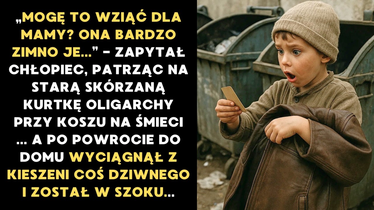 PŁAKAŁEM, CZYTAJĄC TO! CHŁOPIEC WZIĄŁ KURTKĘ OLIGARCHY DLA MAMY. A W DOMU WYCIĄGNĄŁ Z KIESZENI COŚ