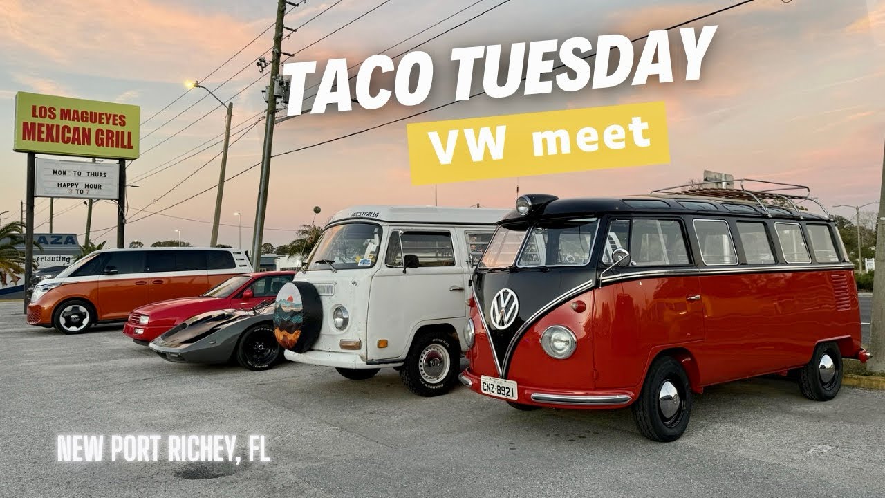 Taco Tuesday VW Meet // New Port Richey, Florida // Local Volks 