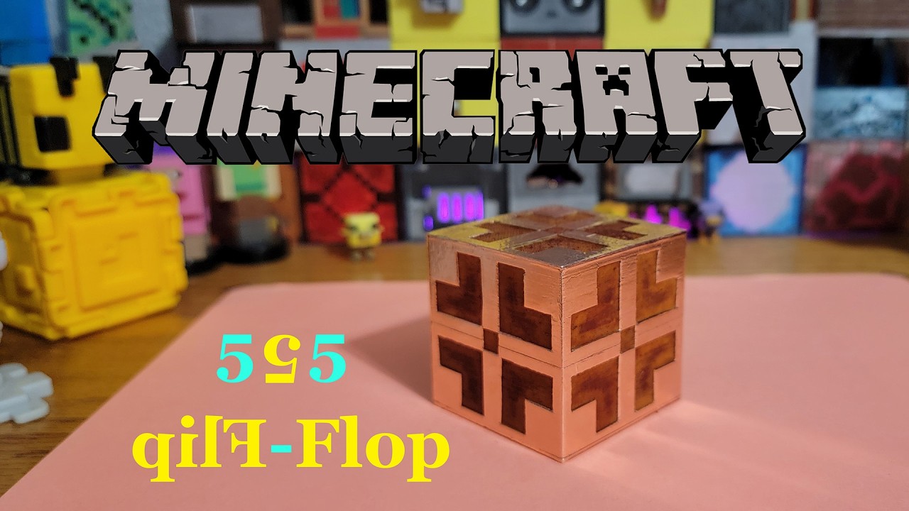 Minecraft Copper Bulb: 555 Timer T Flip-Flop