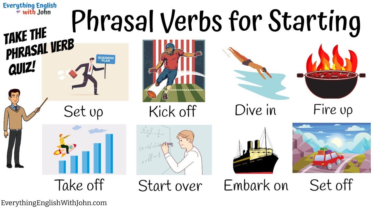 Vocabulary: Phrasal Verbs for Starting - Learn Phrasal Verbs Through Stories