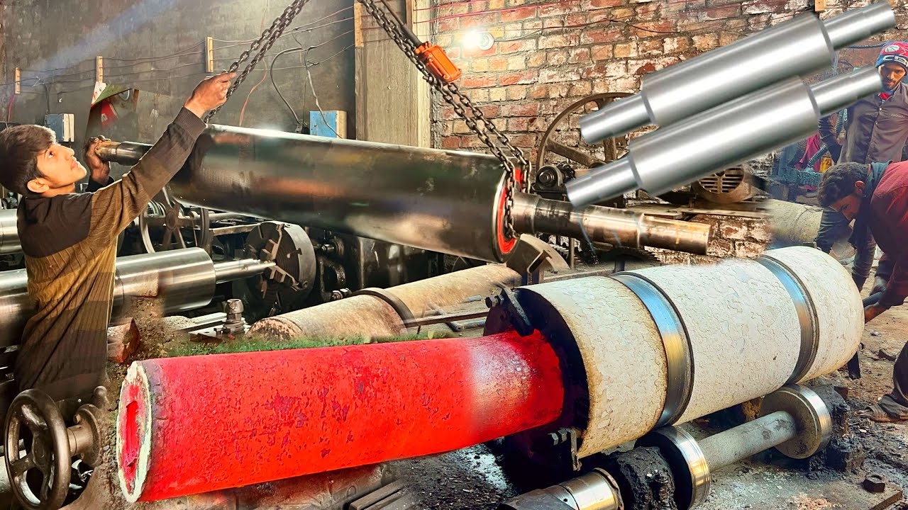 Manufacturing Process of Allow Roll for Flour Mill Machines !