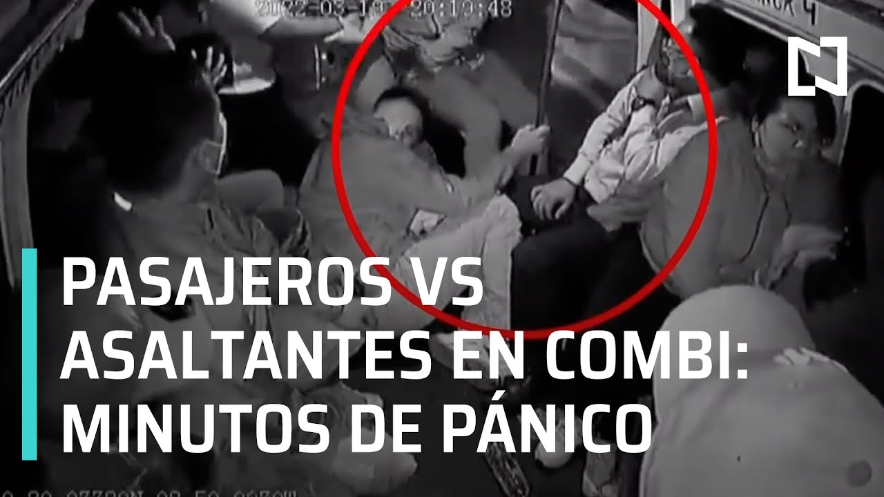 Disparos en asalto en combi en la autopista M&eacute;xico-Puebla - En Punto