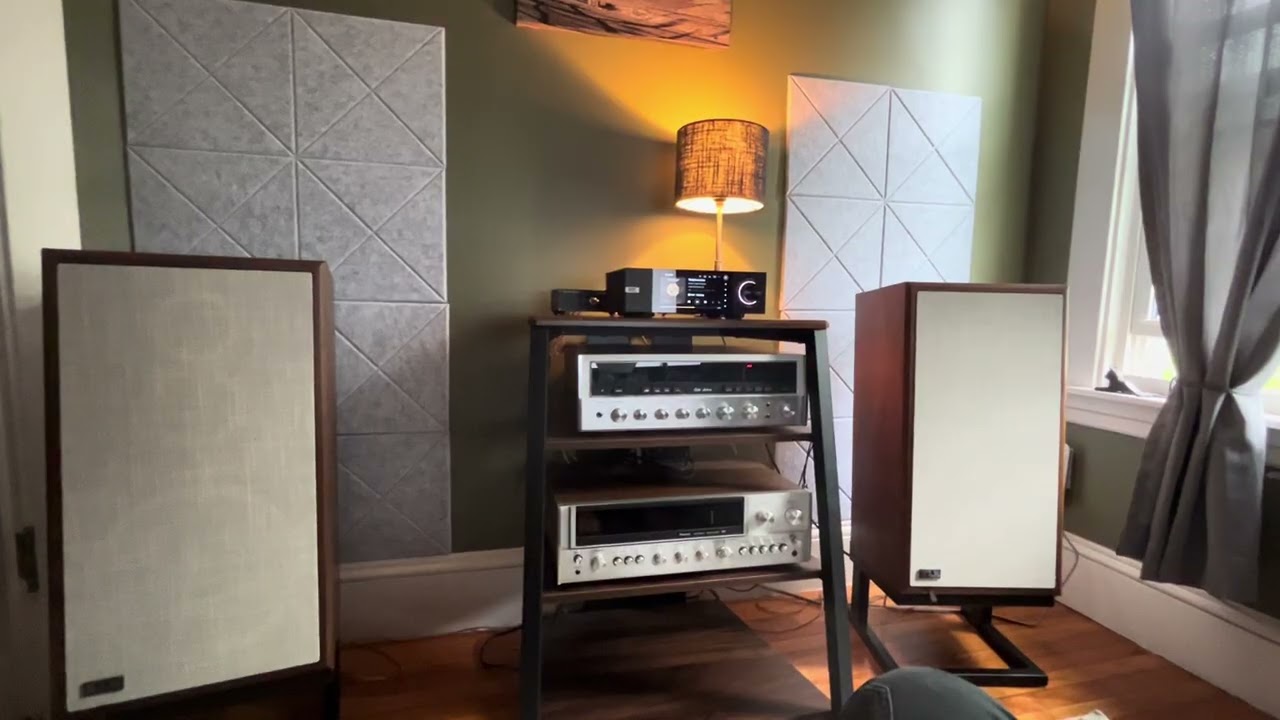 Sansui Eight Deluxe and KLH Model 5's