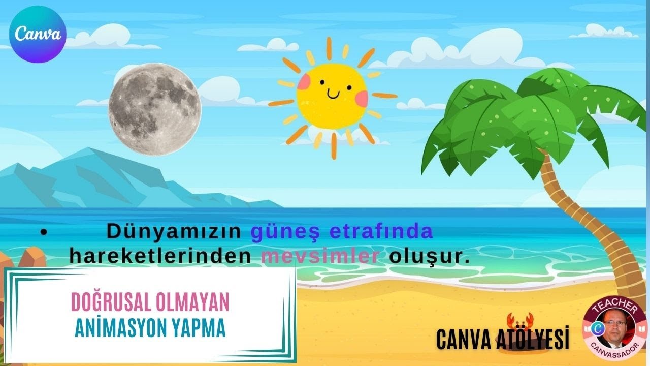 CANVADA DOĞRUSAL OLMAYAN ANİMASYON YAPMA
