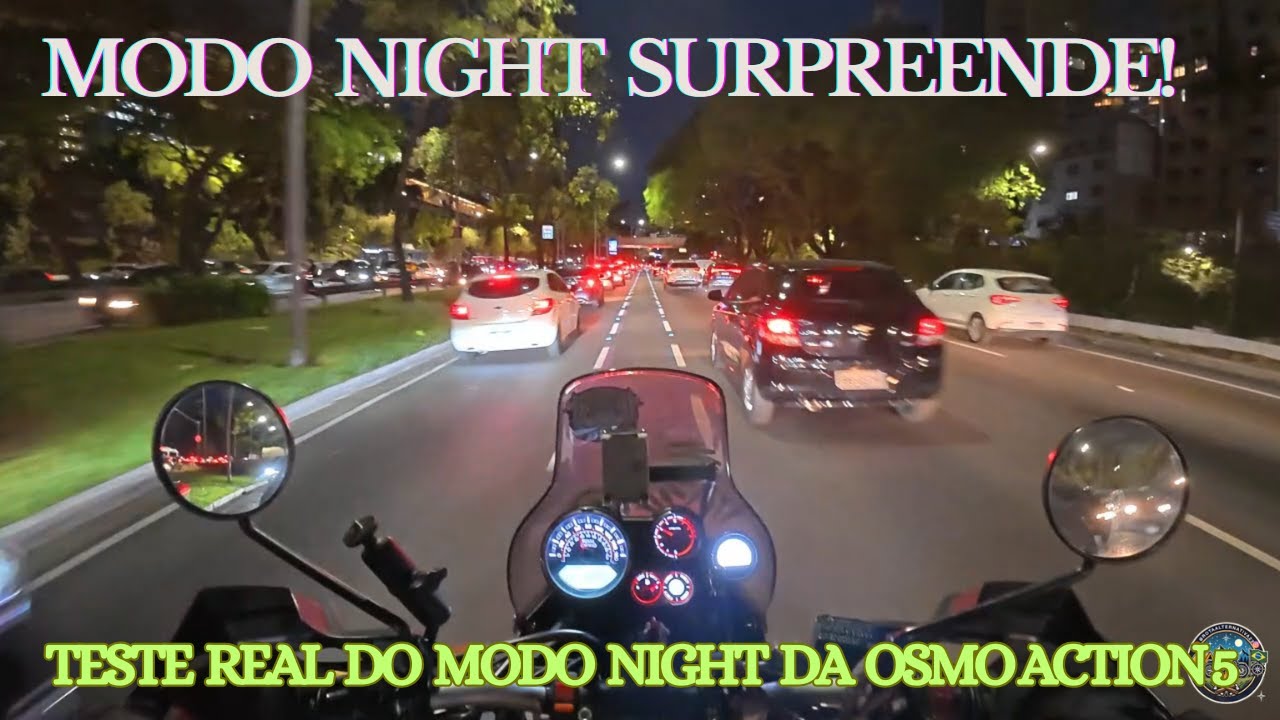 Osmo Action 5 no Escuro! Teste Real do Modo Noturno