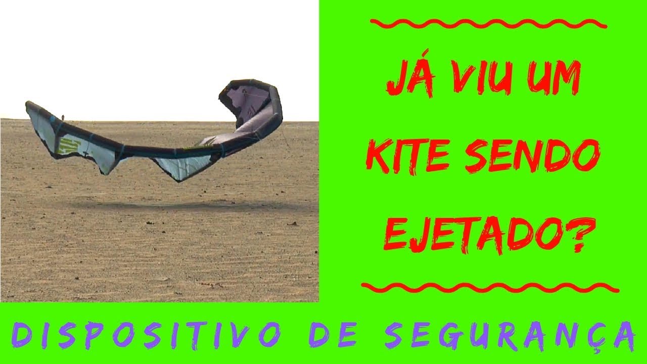 Kitesurf - Já viu com se ejeta um kite?