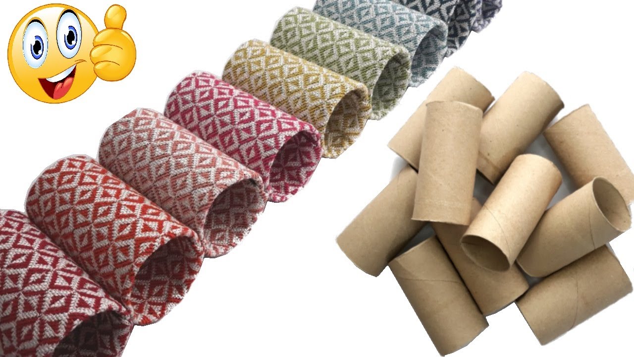 2 ideas geniales con ROLLOS de cartón del papel de baño DIY