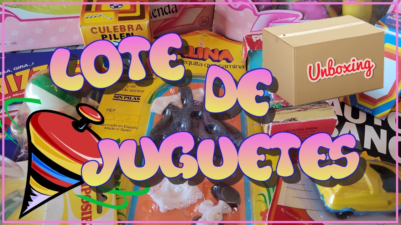 LOTE Juguetes ANTIGUOS | Unboxing Vintage TOYS | Made in Spain