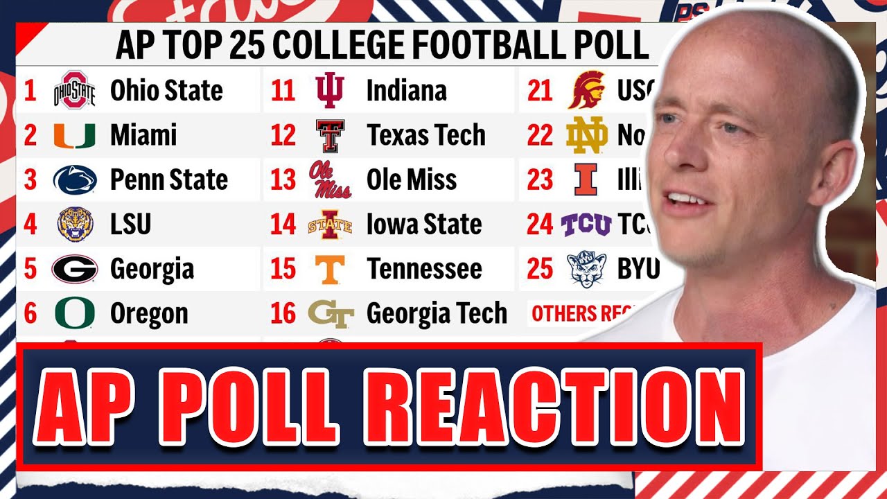 AP Poll Week 5 Reaction...MOST Overrated & Underrated Teams - Josh Pate Cut