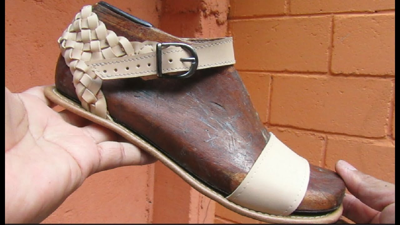 COMO HACER UN TALON DE  TRENZA PARA UNA SANDALIA.