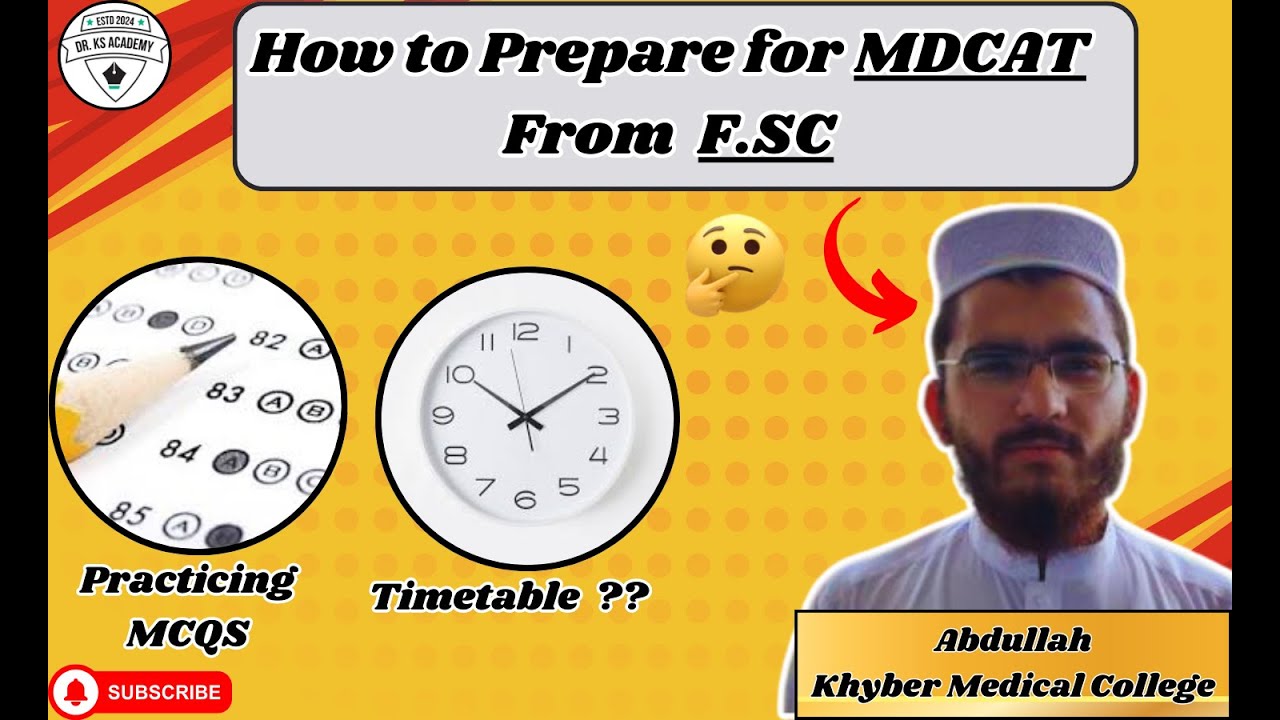 How to start preparation for MDCAT/ETEA from F.SC | Toppers Guidance | Dr KS Academy