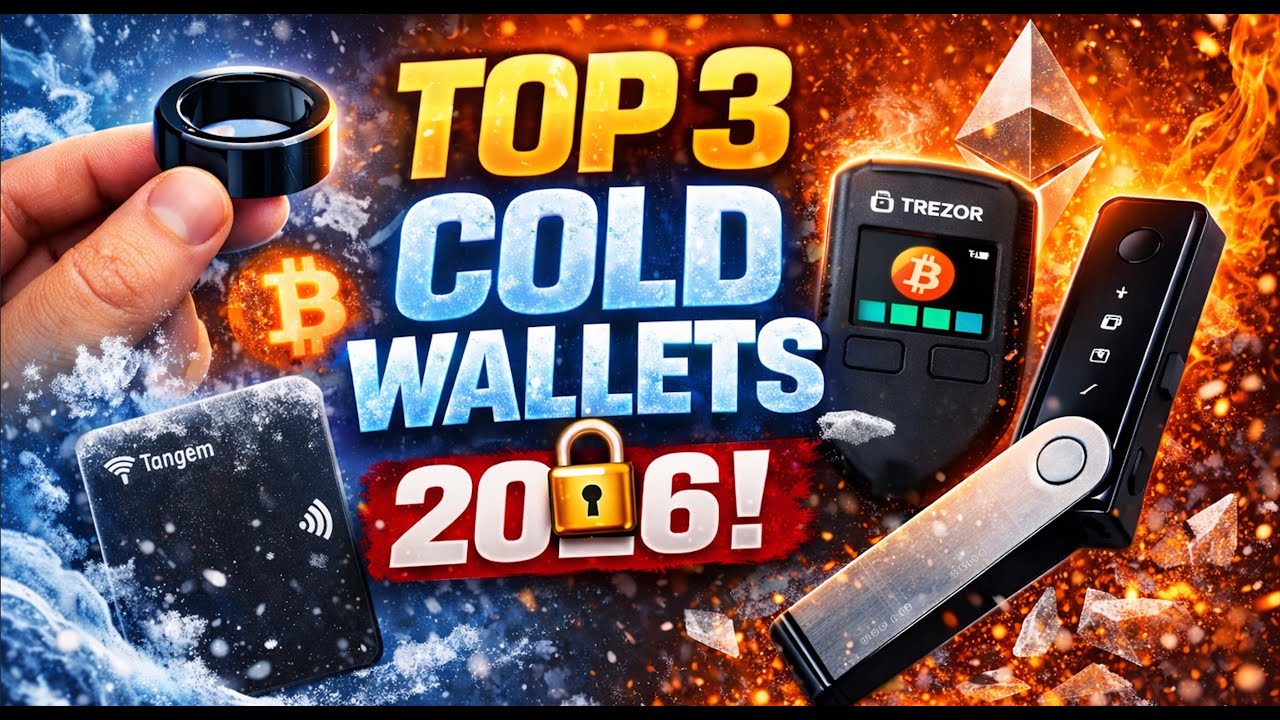 3 najlepsze portfele kryptowalutowe COLD w 2026 roku! 🔐 Por&oacute;wnanie Tangem, Trezor i Ledger