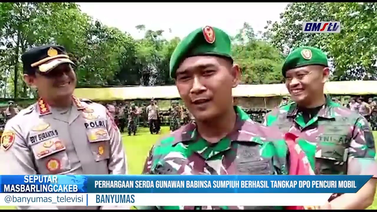 PENGHARGAAN SERDA GUNAWAN BABINSA SUMPIUH BERHASIL TANGKAP DPO PENCURI MOBIL