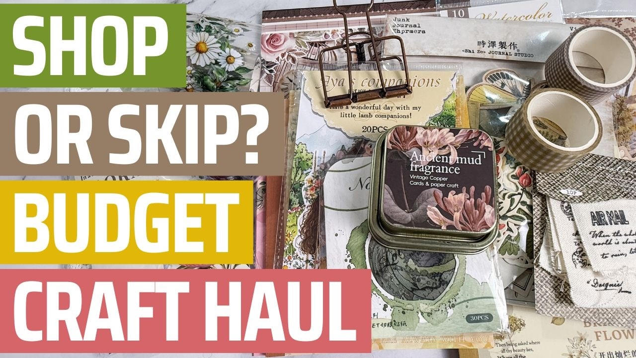 What I Got vs What I Ordered from Journalsay! ✿ MASSIVE Paper Craft HAUL  🎉