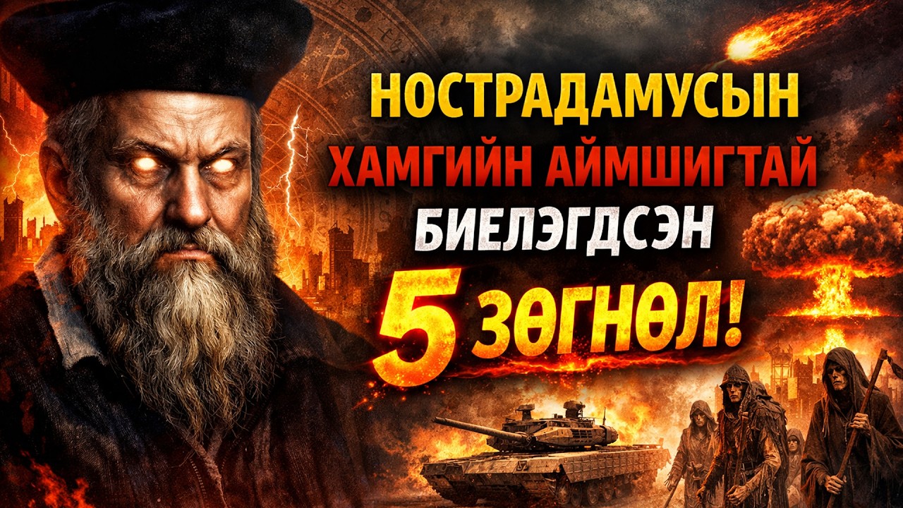 Нострадамусын Хамгийн Аймшигтай Биелэгдсэн 5 “Зөгнөл”