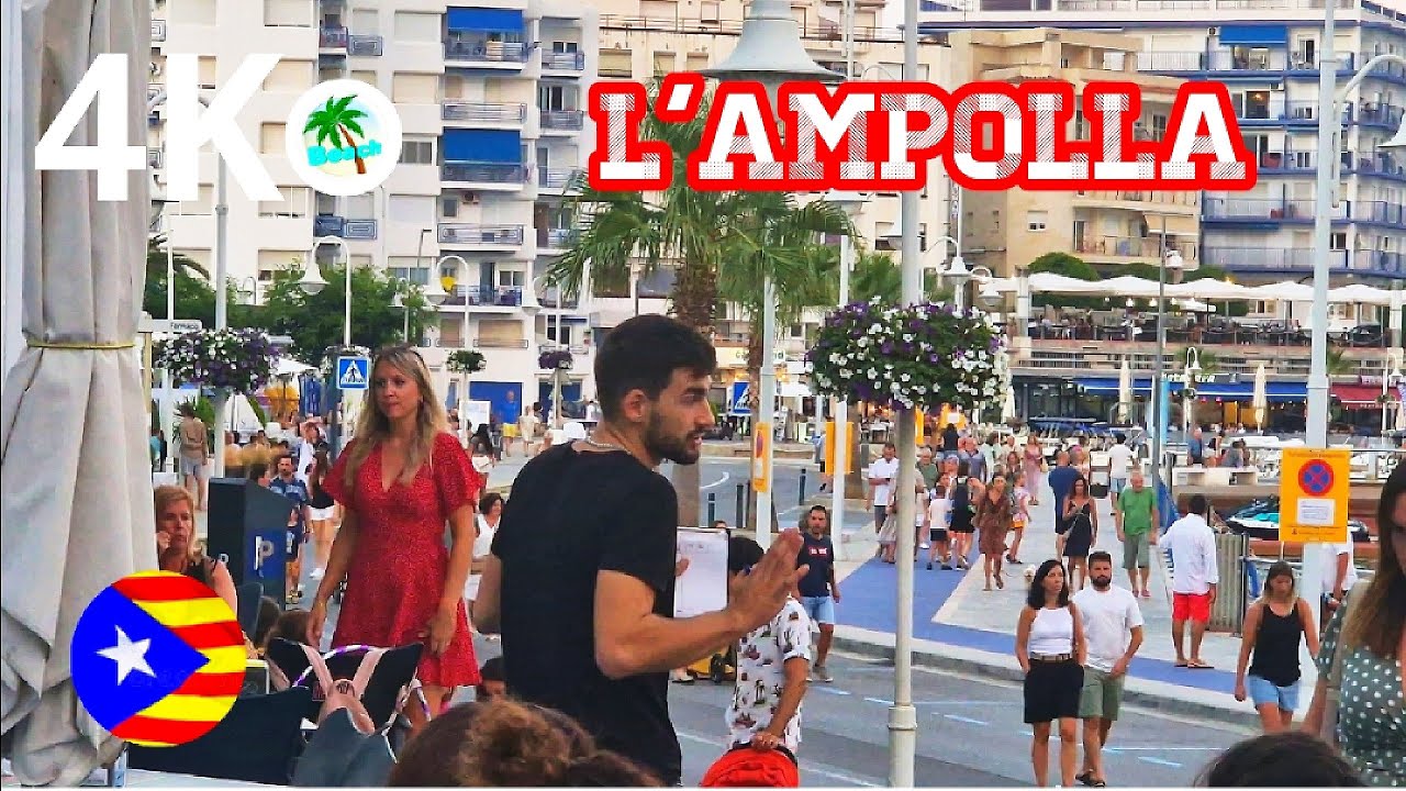 L'ampolla 🇪🇦 4K HDR Walking Tour Costa Dorada