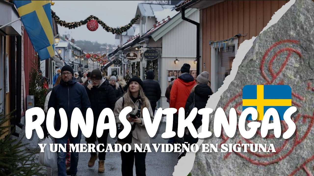Runas vikingas en Sigtuna, la ciudad más antigua de Suecia 🇸🇪 (y un mercado navideño) | #4 Suecia