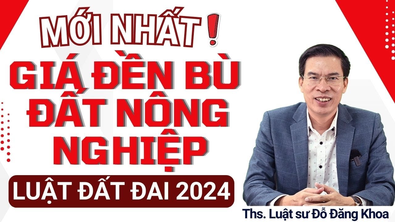 Cách tính giá bồi thường đất nông nghiệp theo Luật Đất đai 2024