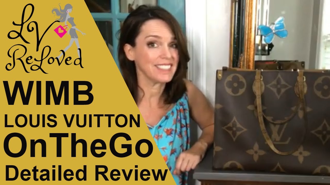 Louis Vuitton Giant Reverse Monogram OnTheGo Tote, What's in my bag. What fits Limited Edition LV
