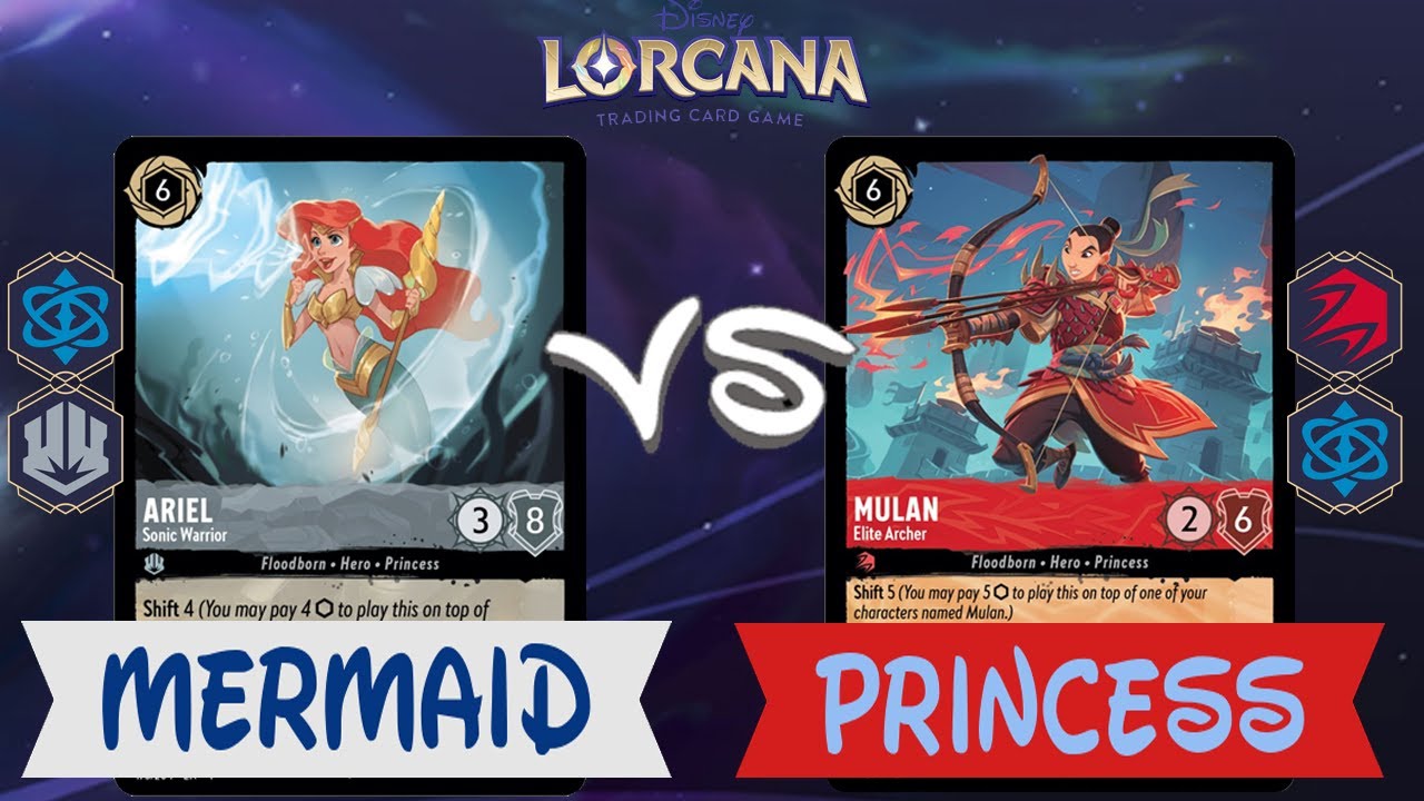 LORCANA Gameplay Mermaids vs. Princesses w/ stefanizzz_wurld