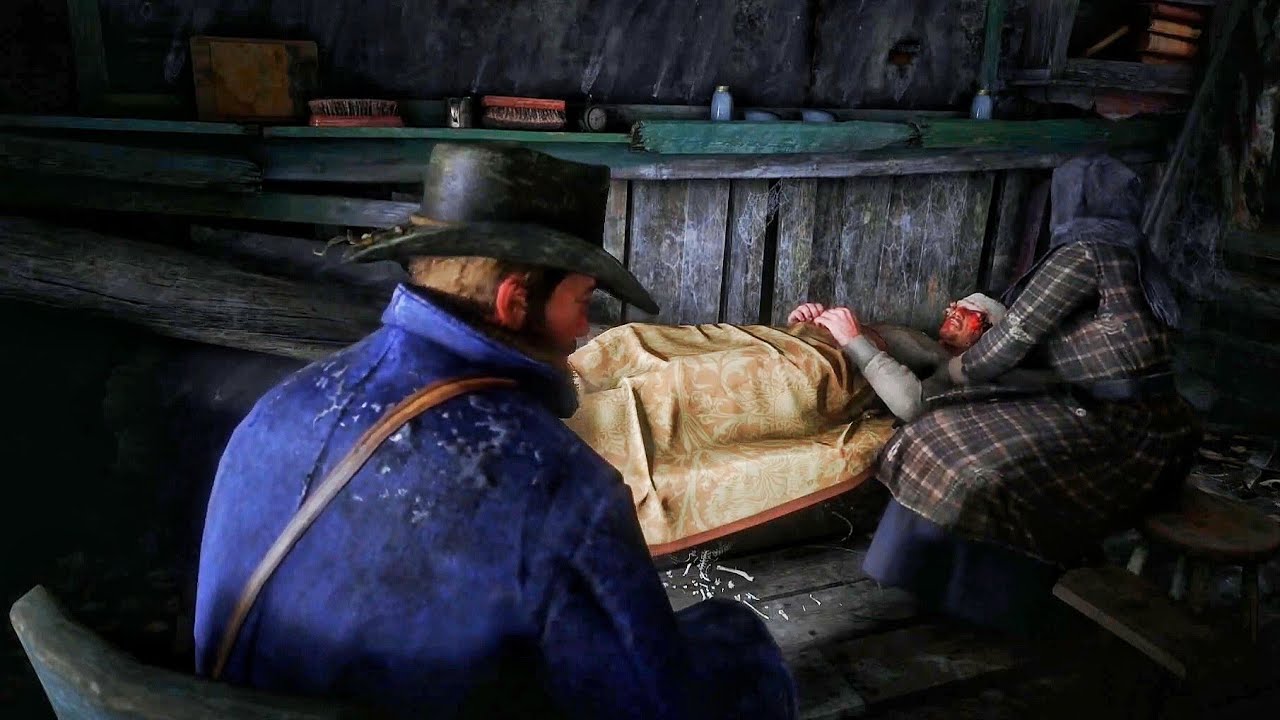 RED DEAD REDEMPTION 2 - Arthur Greet Camp Colter - Some Hidden Dialogues