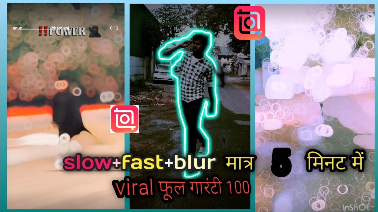 Inshot se video editing kese kare Inshot aap se slow our fast kese kare #Niraj #loya #editing #viral