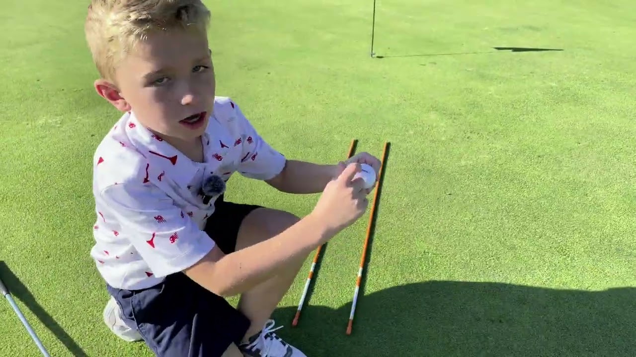 Sand trap and putting!