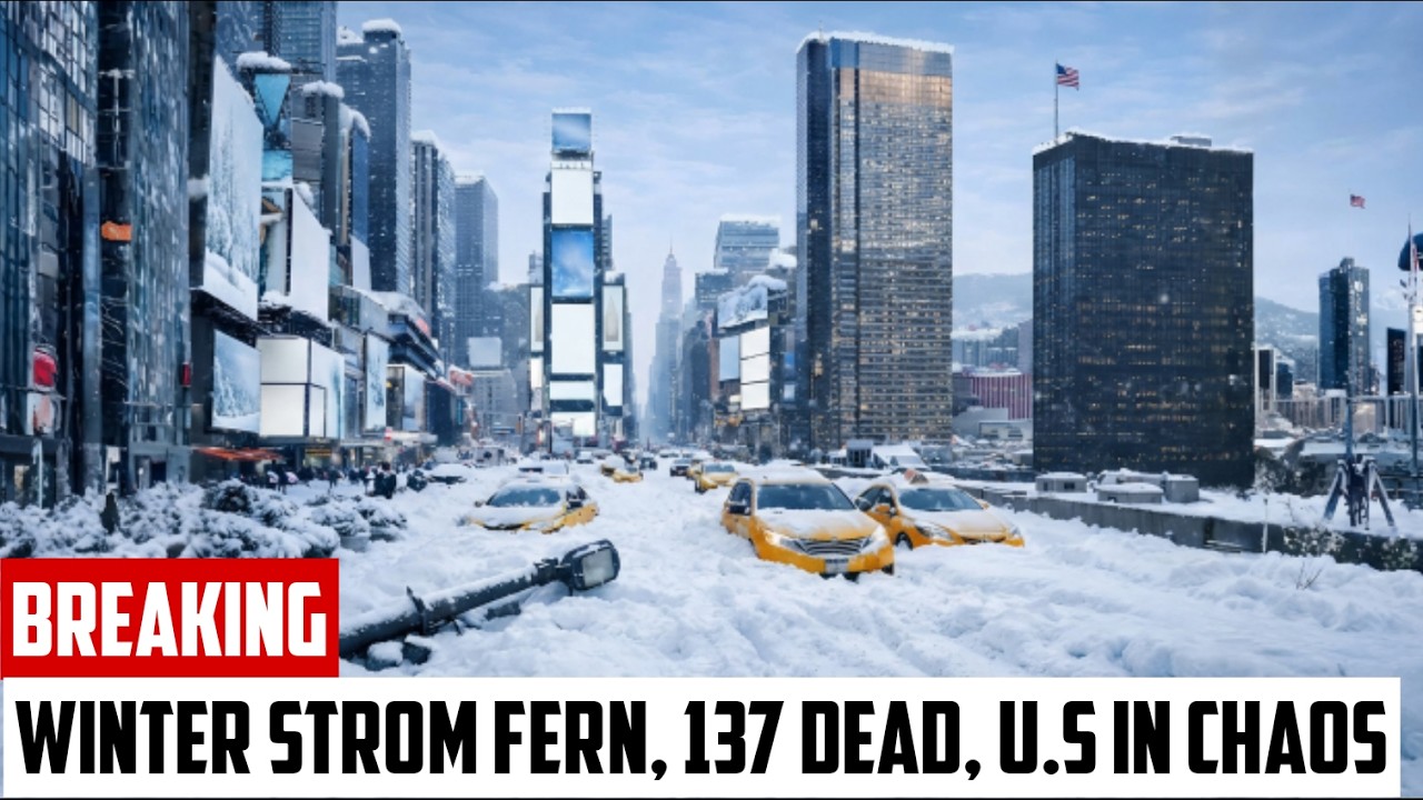 BREAKING NEWS: Winter Storm Fern Kills 137 - NYC & Carolina in CHAOS Winter Storm Fern 2026