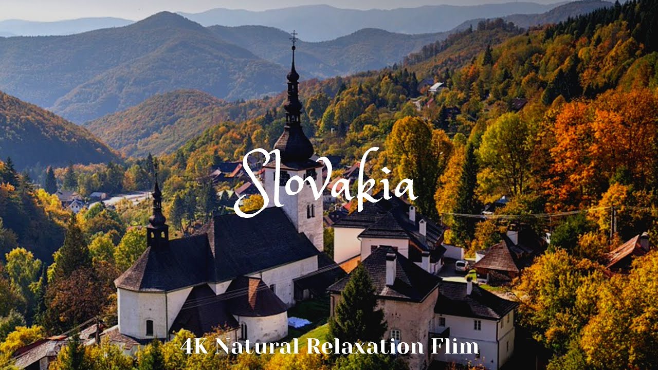 Slovakia Drone 4K Relaxation film with Calming music