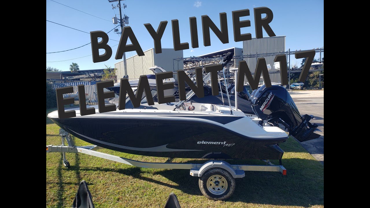 2023 Bayliner Element M17 in Black Hull