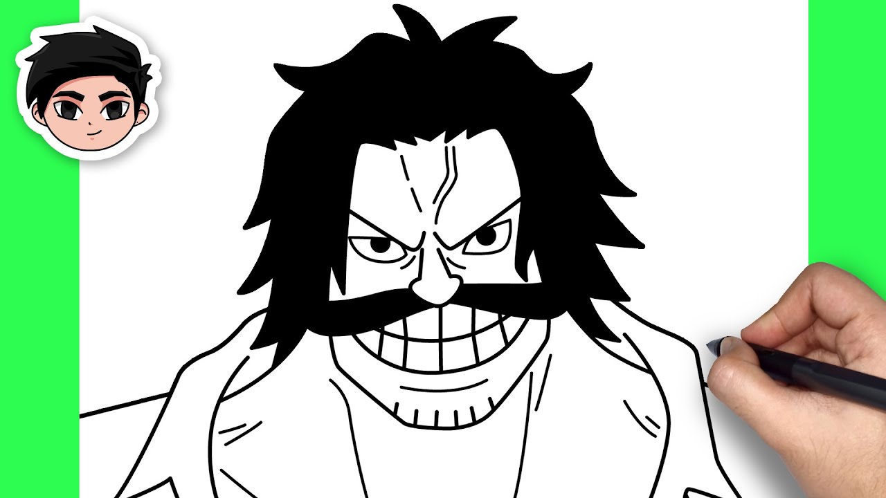 Como Dibujar Gol D. Roger (One Piece)