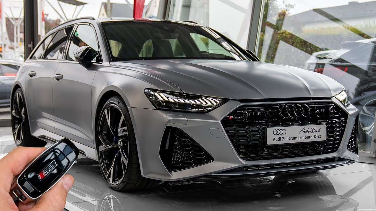 2023 Audi RS6 Avant (600hp) in Florettsilber Matt - Sound, Interior and Exterior!
