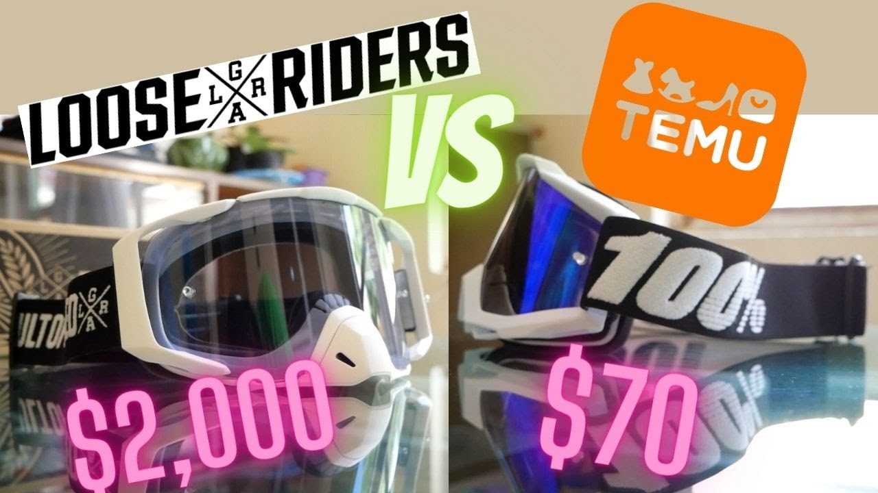 REVIEW Goggles MTB - Loose Riders Vs Temu