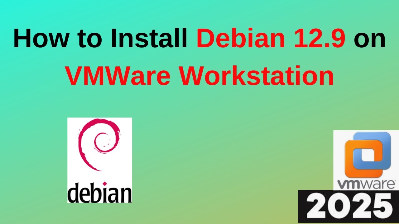 Установите Debian 12.9 на VMWare Workstation как профессионал! (Пошаговое руководство) | 2025