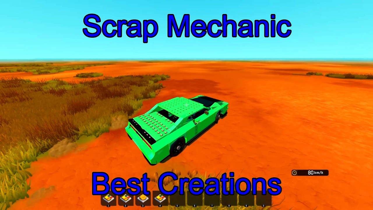 Scrap Mechanic Best Creations | Dodge Challenger, Logging Machine & More Epic Builds!