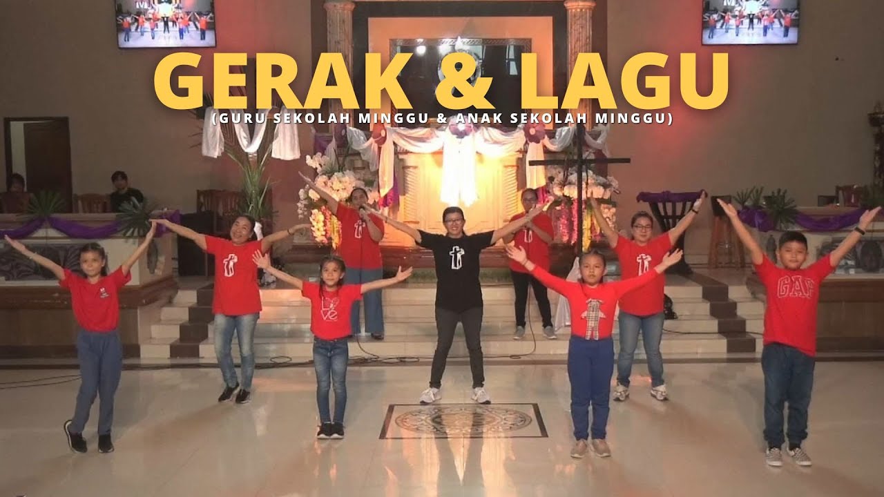 YESUS BANGKIT & MENANG (MEDLEY) | GERAK & LAGU ANAK SEKOLAH MINGGU | GMIM SION WINANGUN