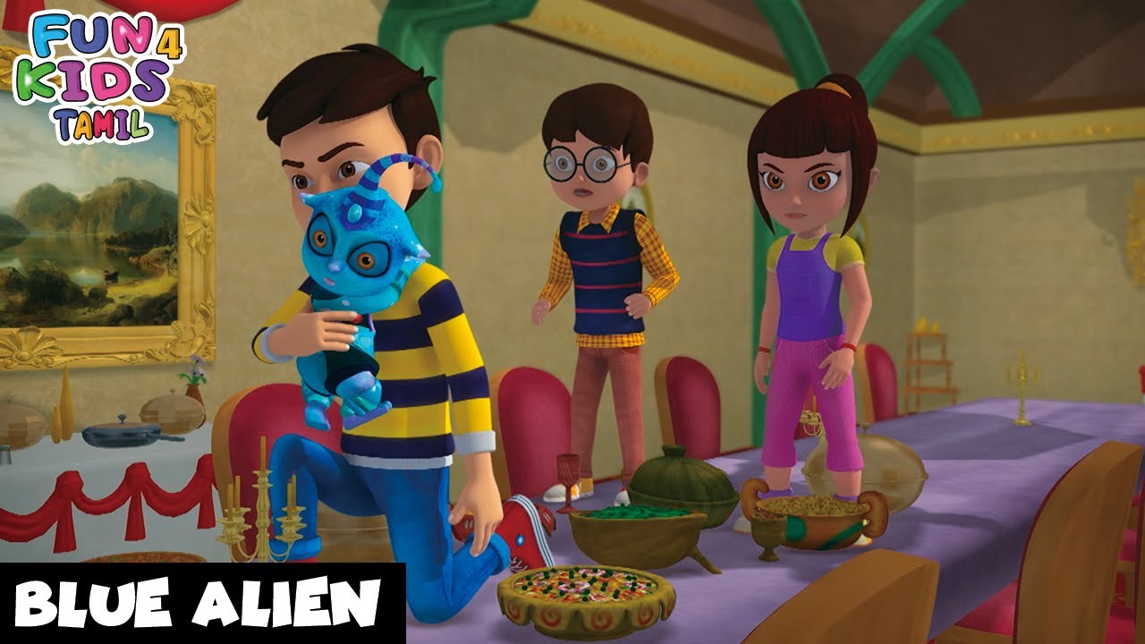 ருத்ரா Ep 99 | Blue Alien | Action Story In Tamil | Rudra Magical Cartoon | Fun 4 Kids Tamil