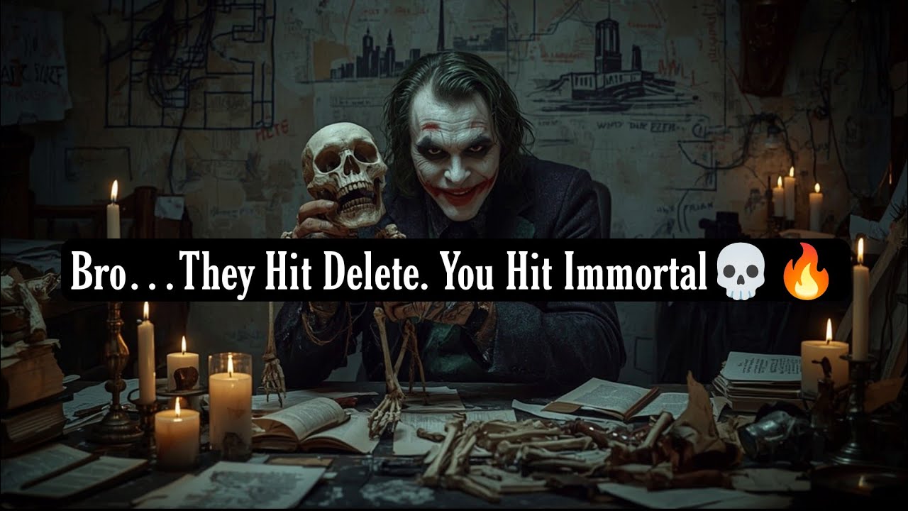 The System Couldn’t Delete You🔥💀 — Now It Watches You in Silence | Joker Speech-Dark Motivation