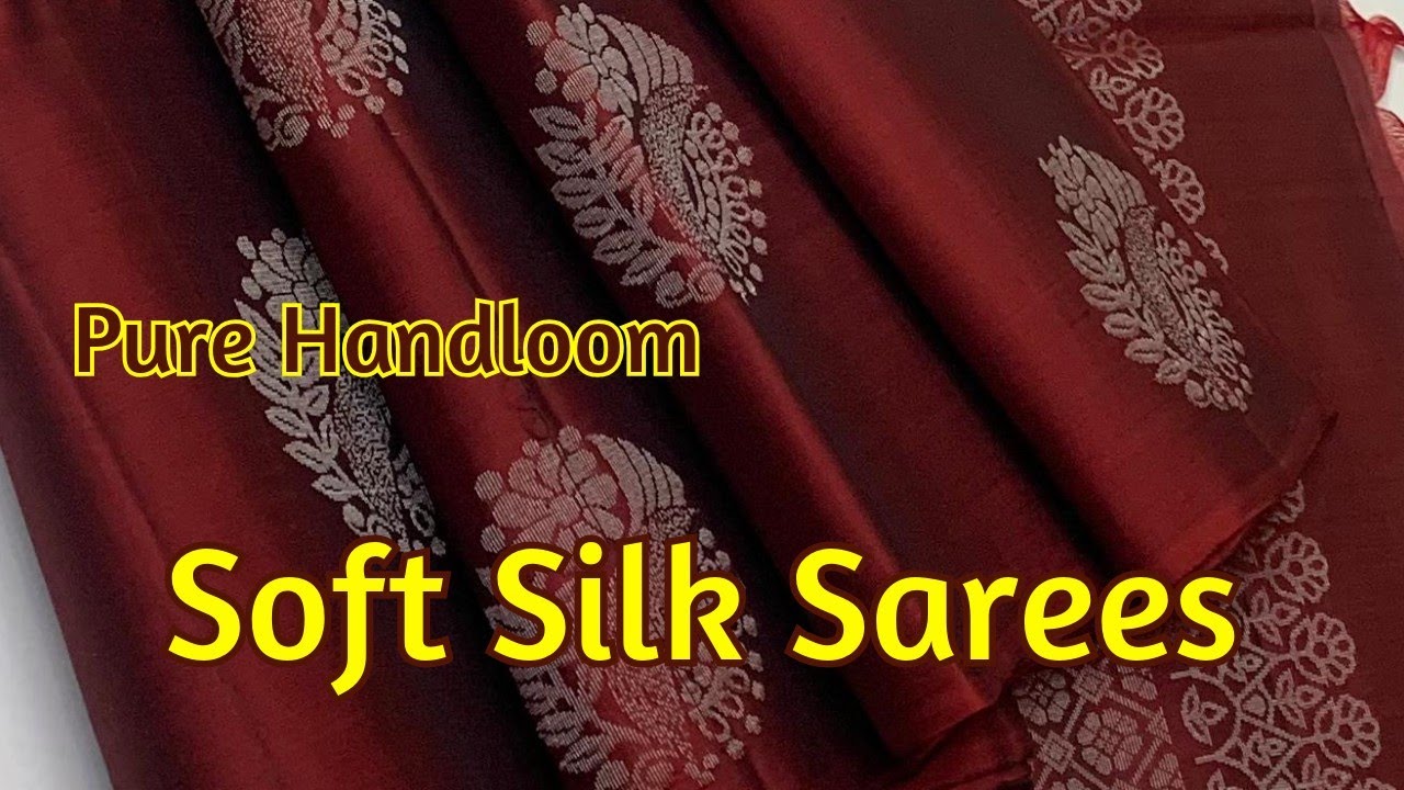 ✨ Pure Kanchipuram Handloom Soft Silk Sarees ✨    @gaahastores