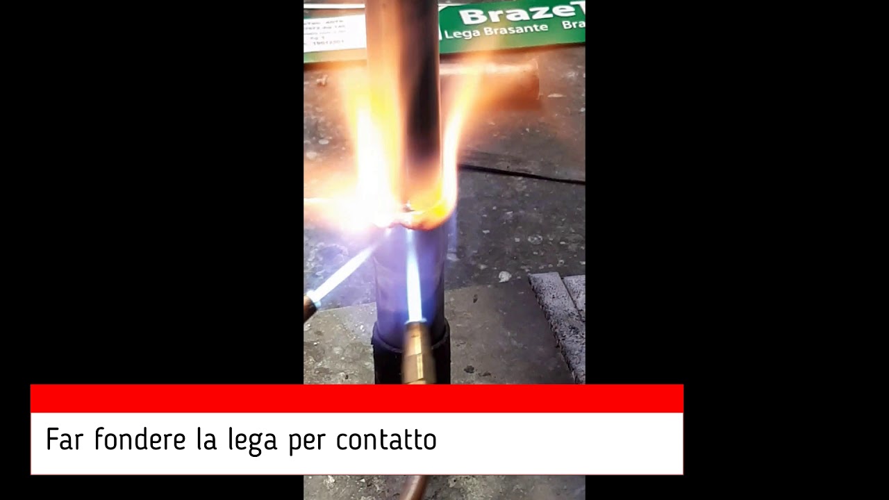 Come brasare rame e acciaio inox